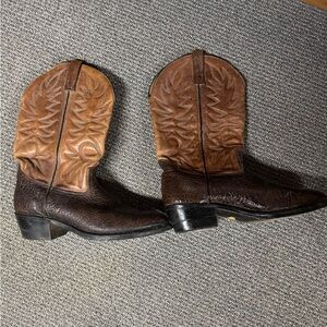 Red Wing Brown Western Cowboy Boots